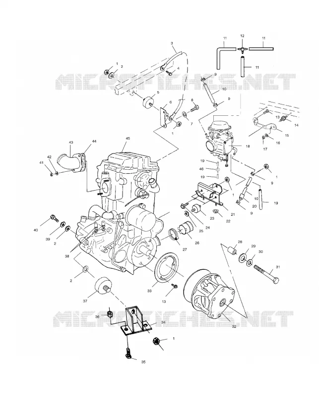 SUPPORT MOTEUR