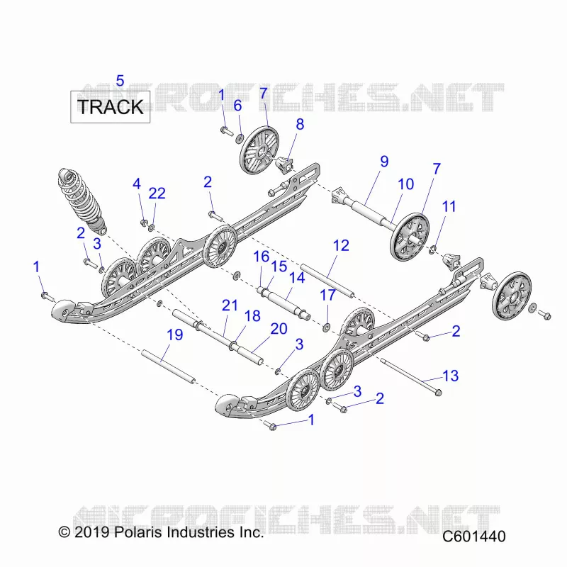 SUSPENSION ARRIERE AND TRACK
