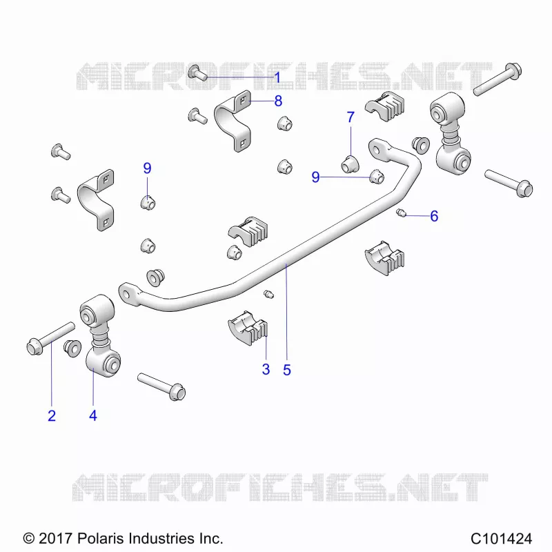 BARRE STABILISATRICE, FRONT