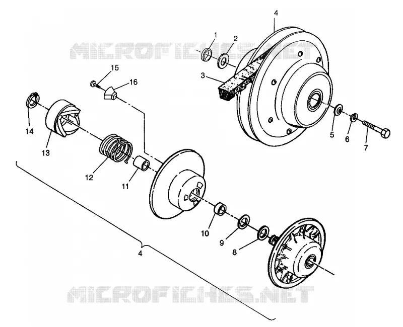 EMBRAYAGE DE TRANSMISSION MAGNUM 6X6