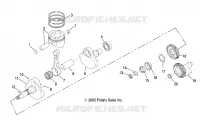 MOTEUR, VILEBREQUIN AND PISTON