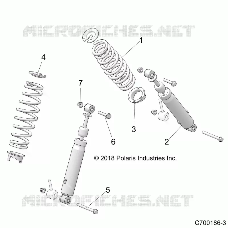 SUSPENSION, AMORTISSEUR AVANT MOUNTING