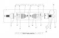 DRIVE TRAIN, ARBRE DE TRANSMISSION, REAR