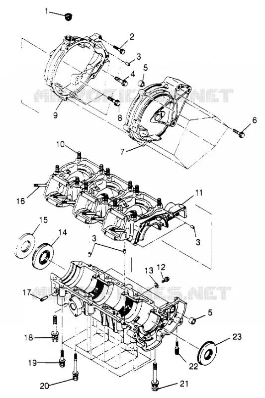 CARTERS MOTEUR SLX 780 B964287 and Intl. SLX 780 I964287 (4937443744C001)