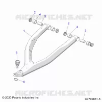 SUSPENSION AVANT CONTROL ARMS UPPER