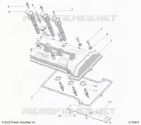 ENGINE, COUVERCLE SOUPAPE & SPARK PLUGS