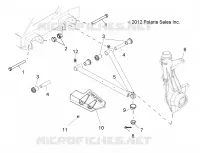 SUSPENSION, A-ARM AND SUPPORT MOUNTING