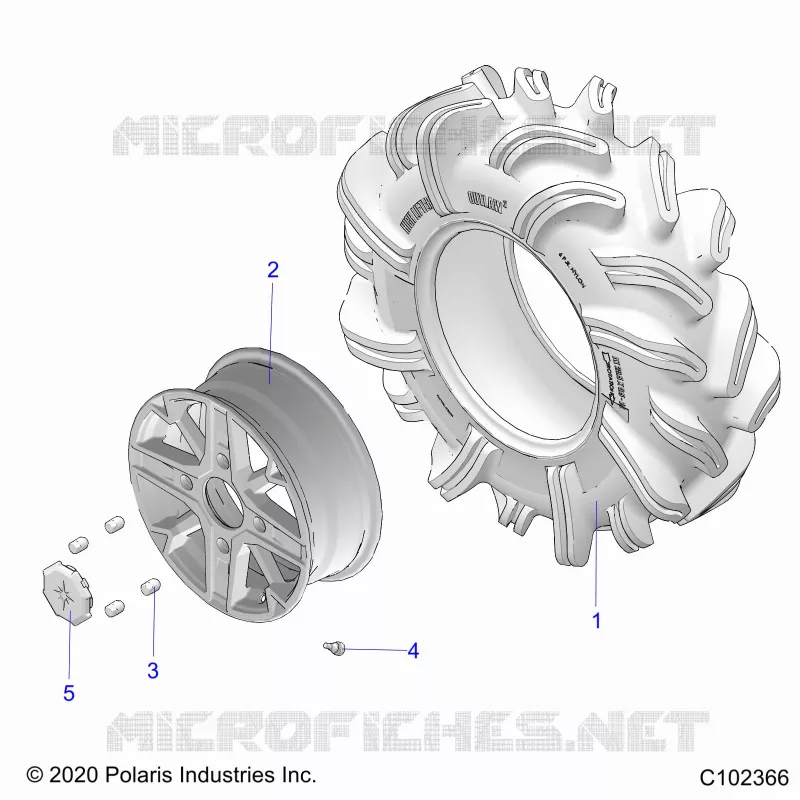 ROUES, REAR