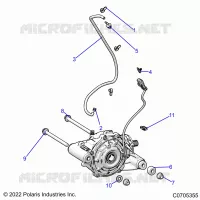 SYSTÃˆME DE TRANSMISSION, FRONT GEARCASE MOUNTING