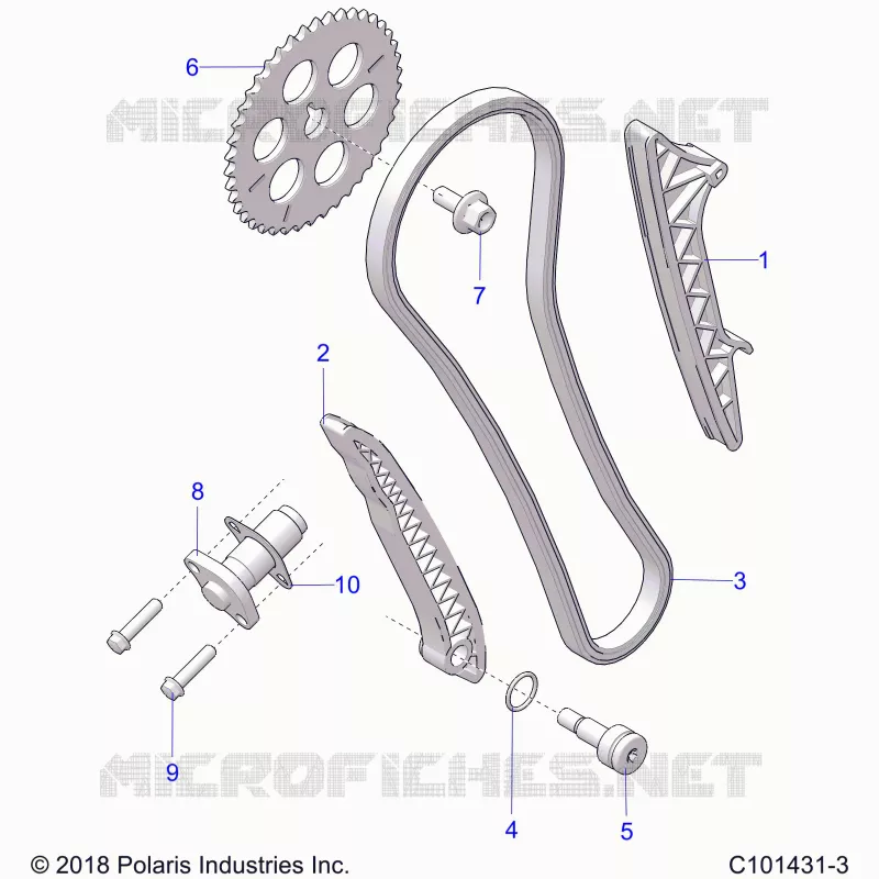 CHAINE DE DISTRIBUTION AND TENSIONER
