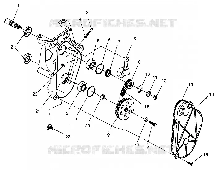 CARTER DE CHAINEE SPORT 0960443, SPORT TOURING 0960243  AND EUROPEAN SPORT TOURING (4932223222B009)