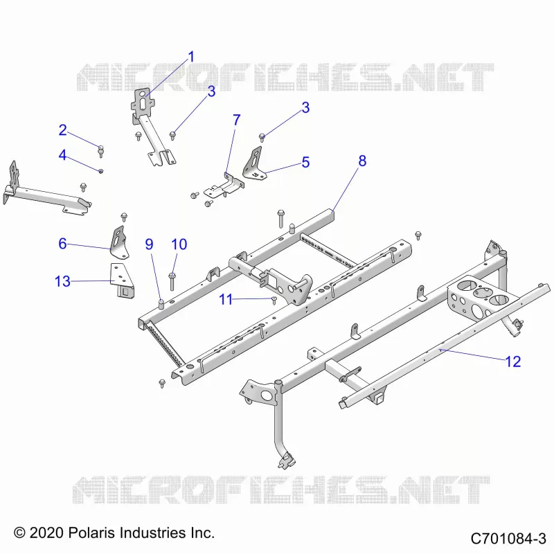 CHASSIS, MAIN CADRE MOUNTS