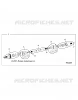 SYSTEME DE TRANSMISSION, REAR HALF SHAFT (FROM 12/1/2018)