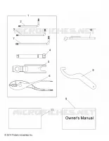 REFERENCES, TOOL KIT AND MANUEL DU PROPRIETAIRES
