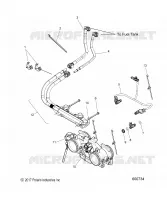 SYSTÃˆME D'ALIMENTATION, RAIL, LINES AND THROTTLE BODY