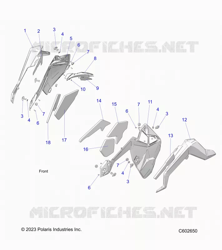 PANNEAUX LATERAUXS AND TRIM
