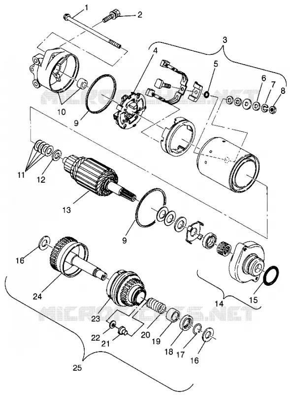 DEMARREUR SL 900 B964291 and  Intl. SL 900 I964291 (4935583558C008)