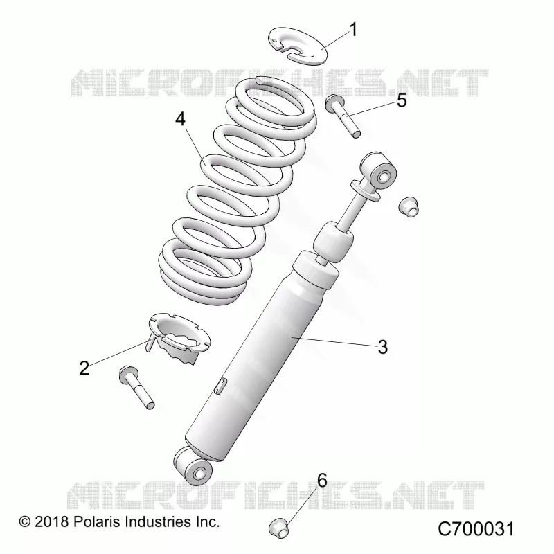 SUSPENSION, AMORTISSEUR AVANT MOUNTING