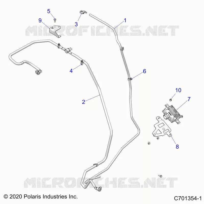 BODY, CARBURANT LINES, STD.