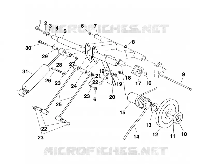 BRAS DE SUSPENSION ARRIERE (TOURING)