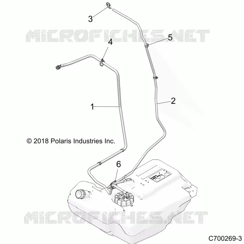 BODY, CARBURANT LINES, STD.