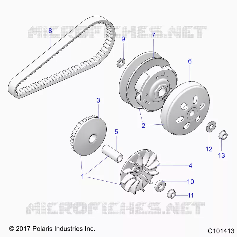 SYSTÃˆME DE TRANSMISSION, PRIMARY CLUTCH