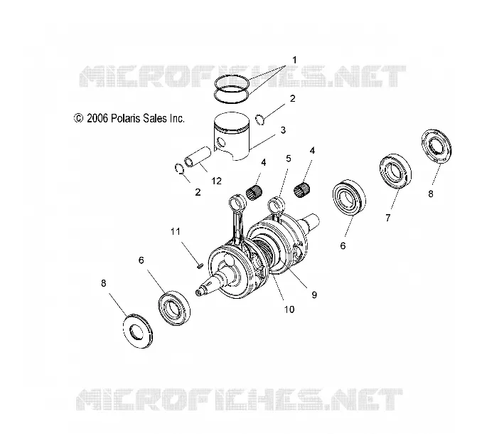 PISTON ET VILEBREQUIN