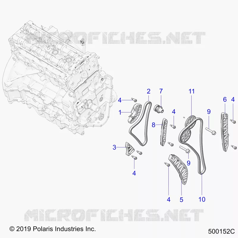 ENGINE, TIMING CHAINE AND RELATED