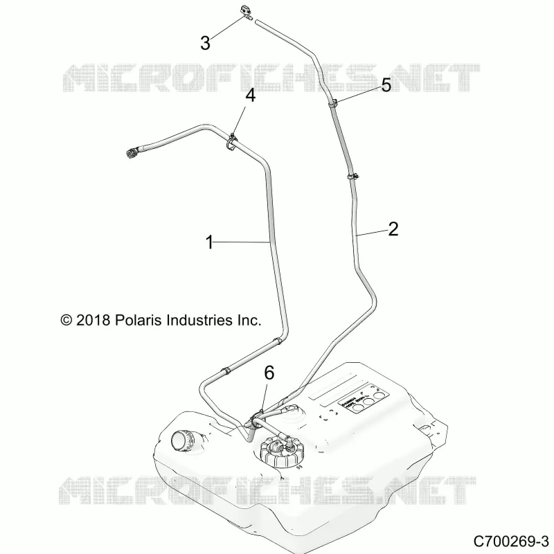 BODY, CARBURANT LINES