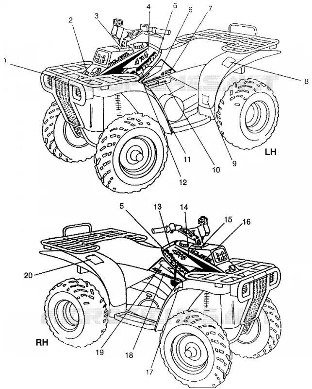 EMBLEMES Magnum 4x4 W968144 and  Swedish Magnum 4x4 S968144 (4936053605B001)