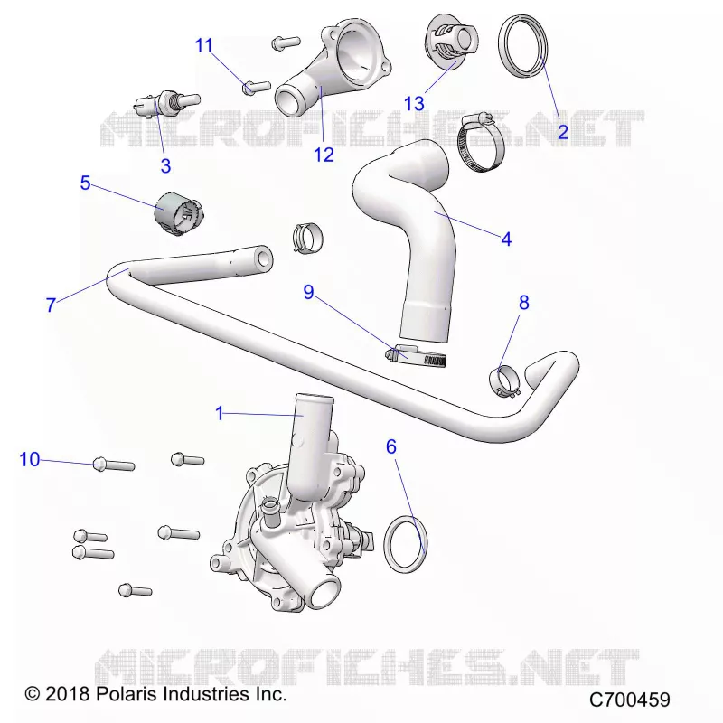 MOTEUR, WATERPUMP AND BYPASS