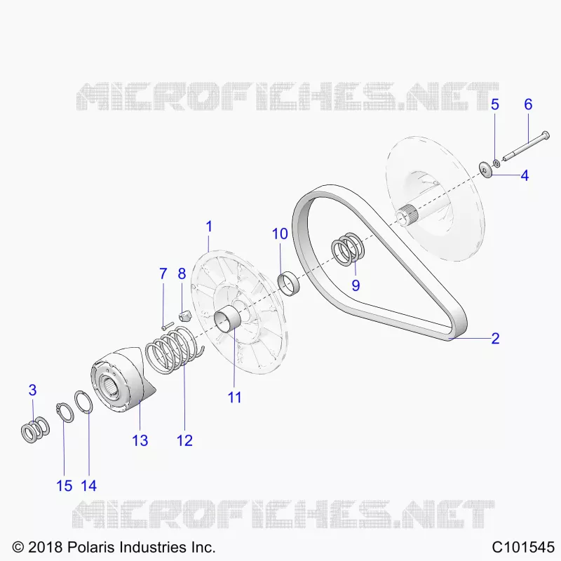 SYSTÃˆME DE TRANSMISSION, SECONDARY CLUTCH