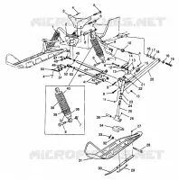 SUSPENSION AVANT AND SKI ULTRA 0976778 AND EUROPEAN ULTRA E976778 (4938053805B001)