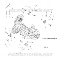 ENGINE, MOUNTING AND SUPPORT TRANSMISSION