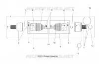 DRIVE TRAIN, DRIVE ARBRE DE TRANSMISSION ARRIERE
