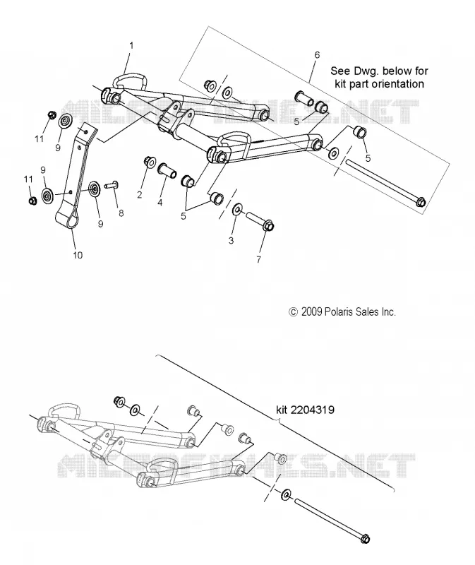SUSPENSION AVANT TORQUE ARM