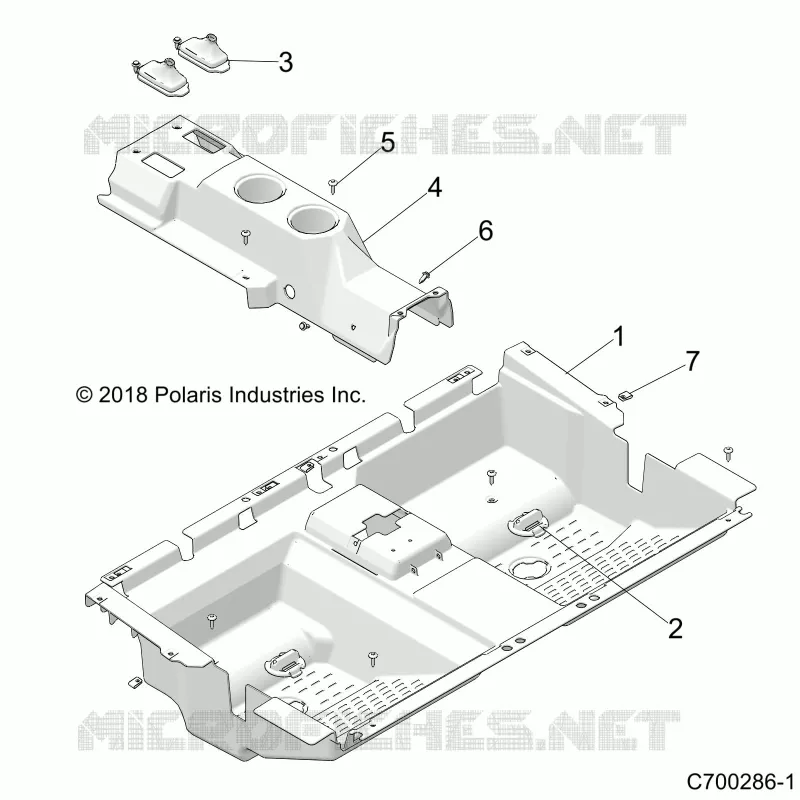 PLANCHER, REAR