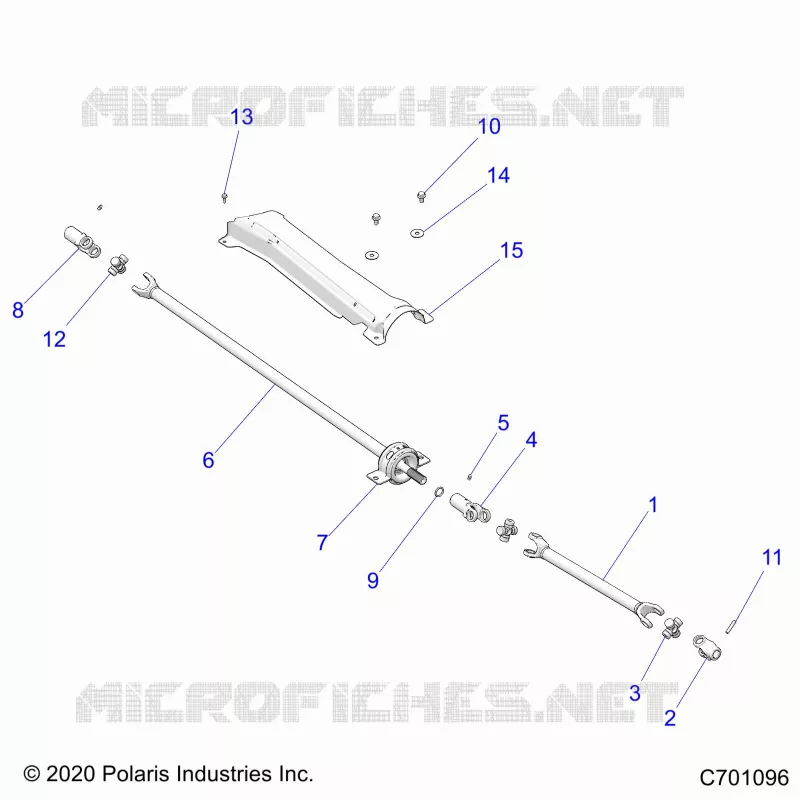 SYSTÃˆME DE TRANSMISSION, FRONT PROP SHAFT