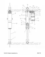SUSPENSION, AMORTISSEUR ARRIERE TRACK, HI LO ADJ., SNOW CHECK (7044383)