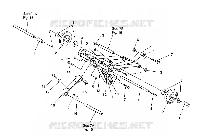 BRAS DE SUSPENSION AVANT LITE/0933433,STARLITE/0933427 AND  LITE DELUXE/09 (4922972297017A)