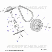 SYSTÃˆME DE TRANSMISSION, SECONDARY CLUTCH
