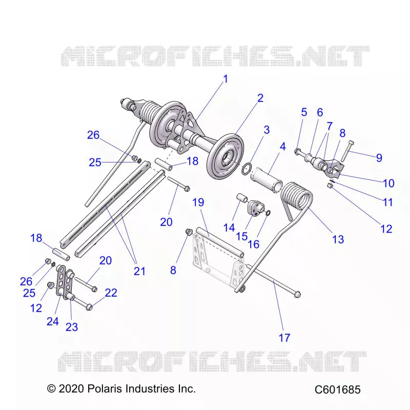 SUSPENSION, BRAS DE SUSPENSION ARRIERE