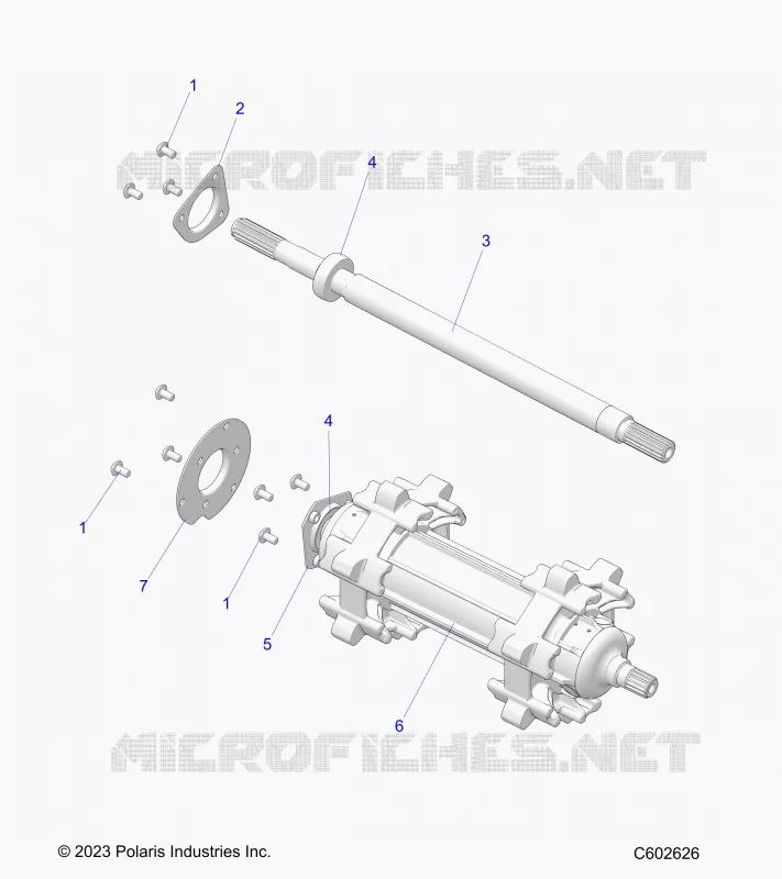 DRIVE TRAIN, JACKSHAFT AND ARBRE DE TRANSMISSION
