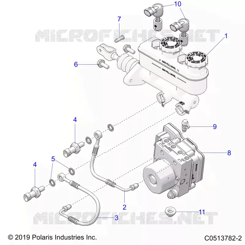 BRAKES, MAITRE CYLINDRE AND ABS MODULE