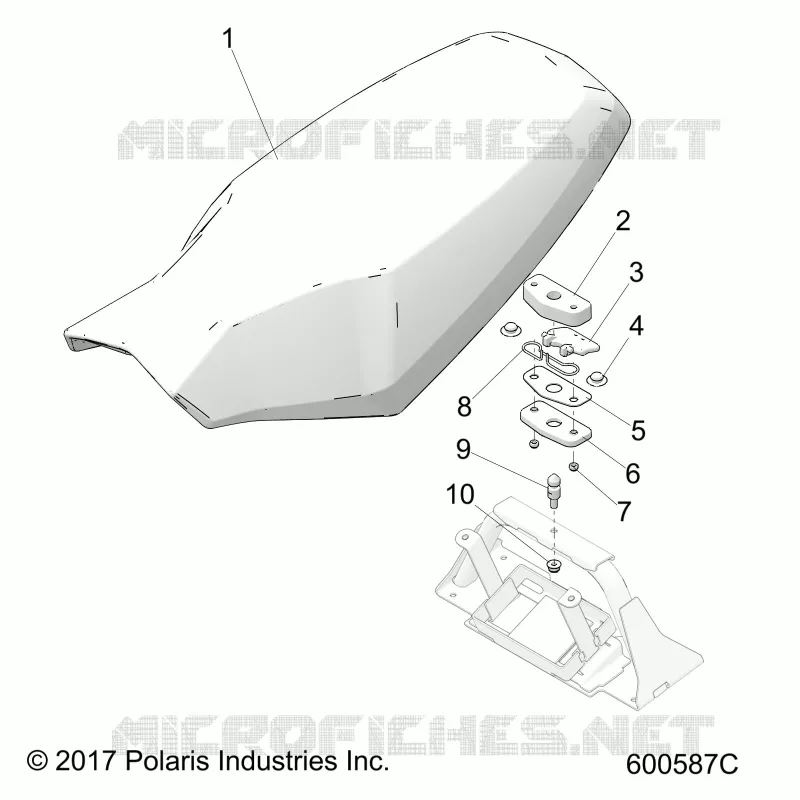 BODY, SEAT ASM., DRIVER