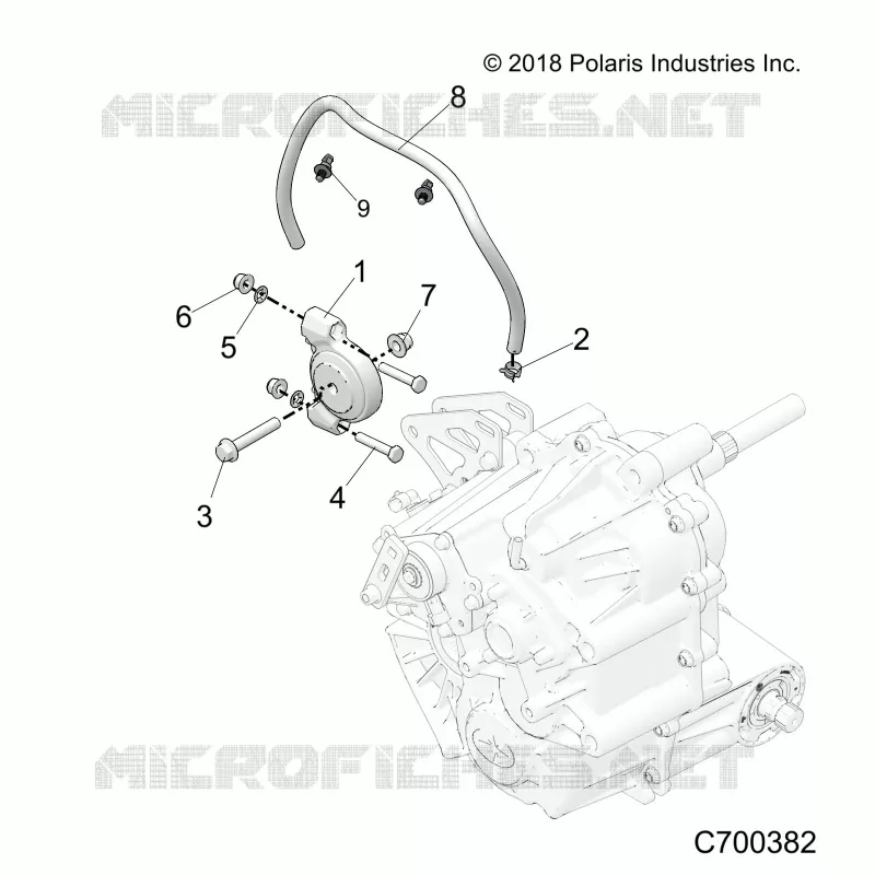 DRIVE TRAIN, MAIN SUPPORT PONT