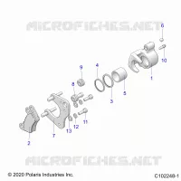 BRAKES, ETRIER DE FREIN ARRIERE