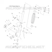 SUSPENSION, JAMBE DE FORCE AVANT