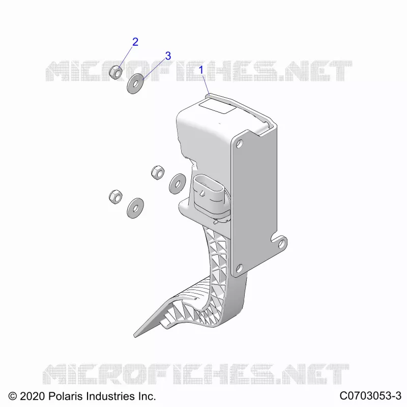 ENGINE, PEDALE D'ACCELERATEUR