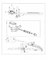 FREIN AVANT BRAKE LEVER AND MASTER CYLINDER (FROM 1/24/2017)